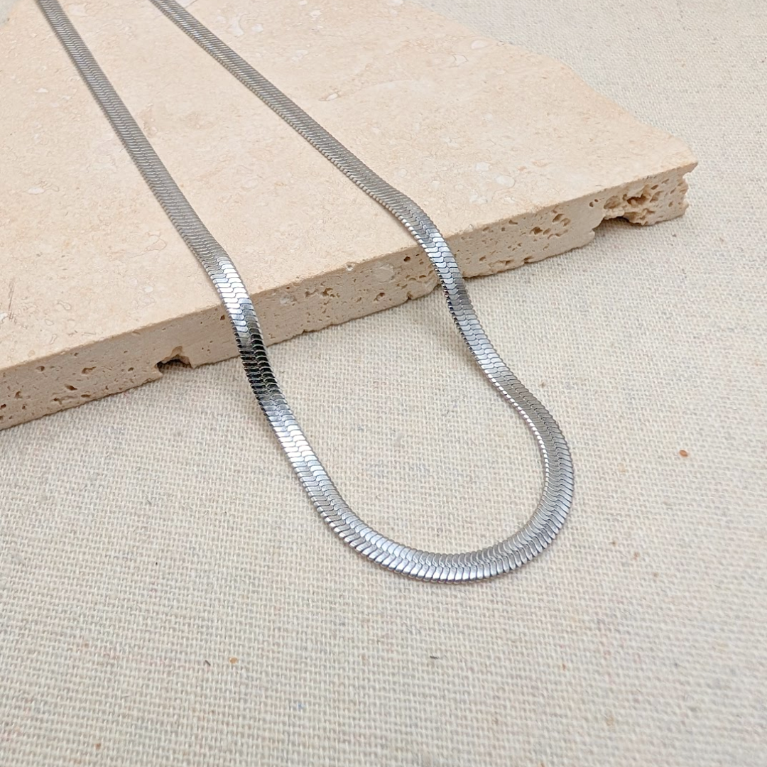 Silver Snake Chain Necklace
