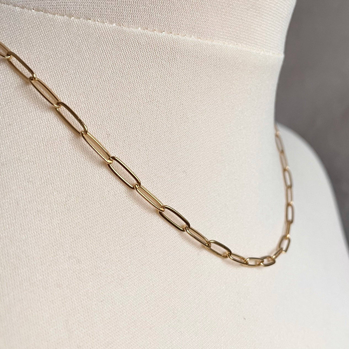 Long Link Chain Necklace
