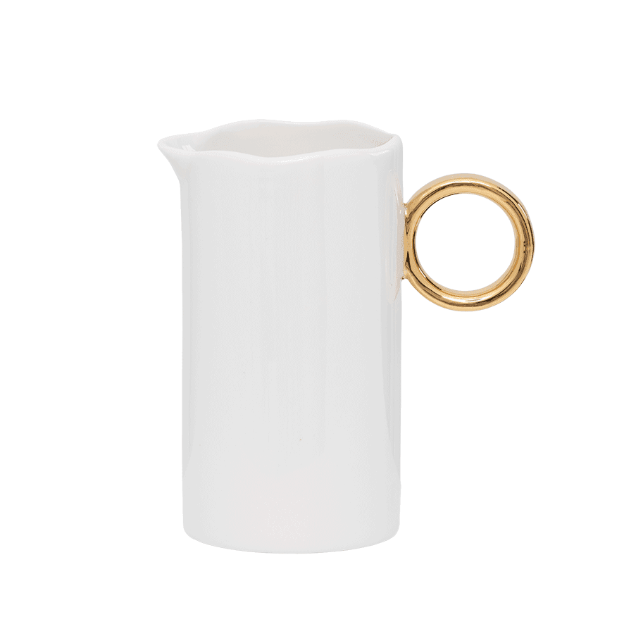 Gold Handled Milk Can