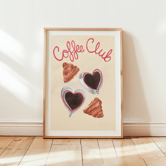 Coffee Club Art Print