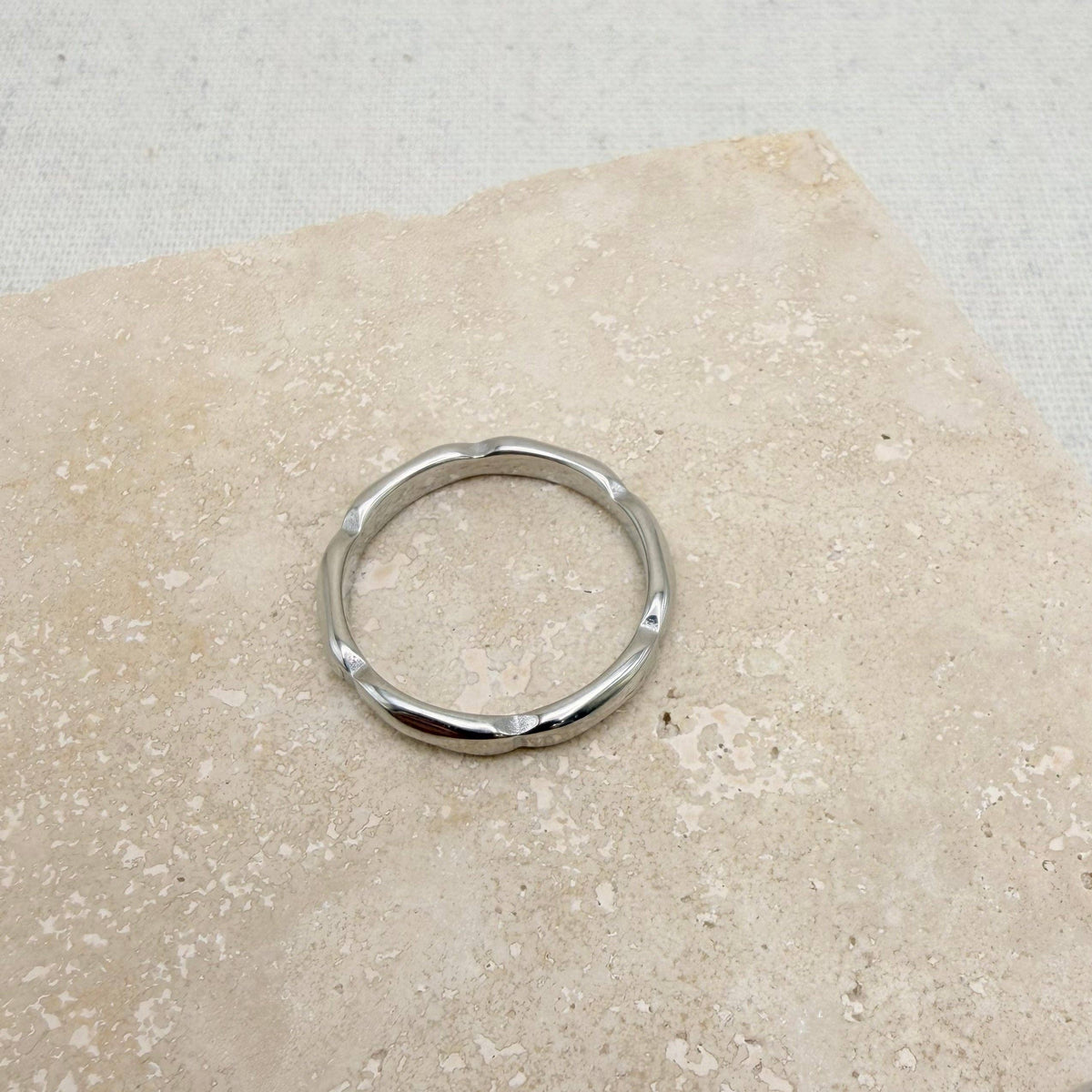 Silver Scallop Ring