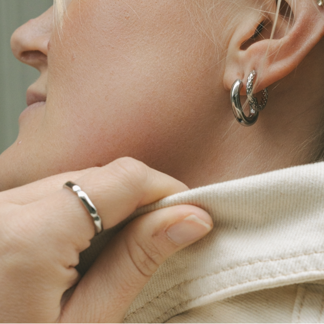 Silver Scallop Ring