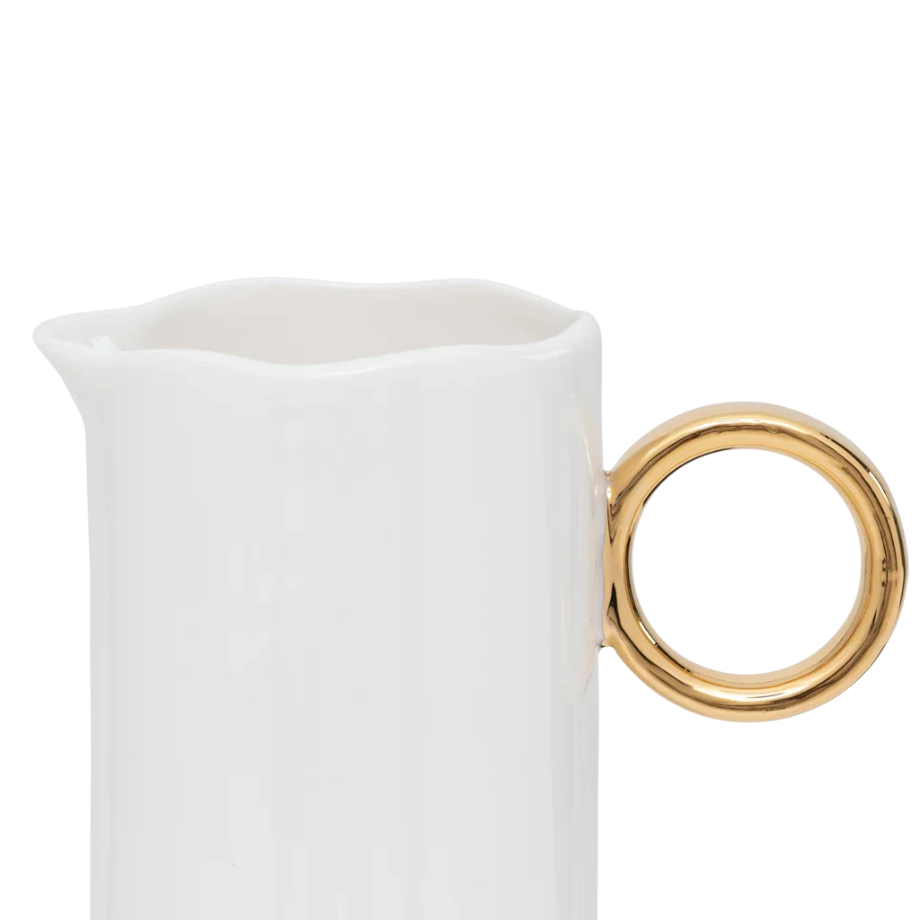 Gold Handled Milk Can