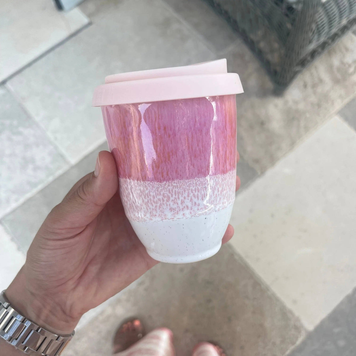 Cannes Reusable Ceramic Coffee Cup
