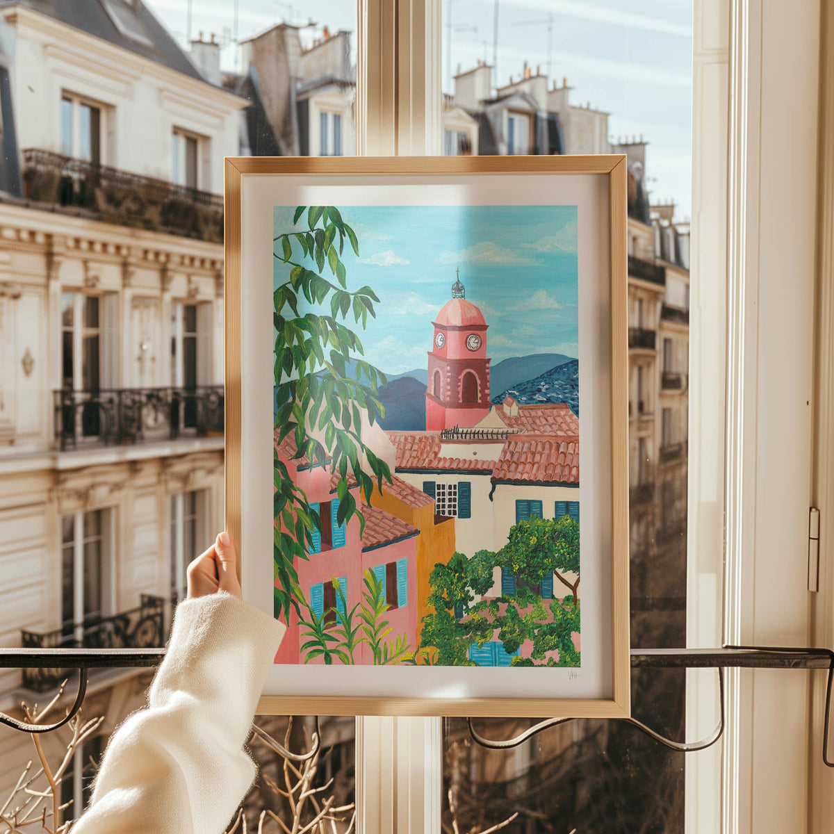 Spain Rooftops Travel Art Print