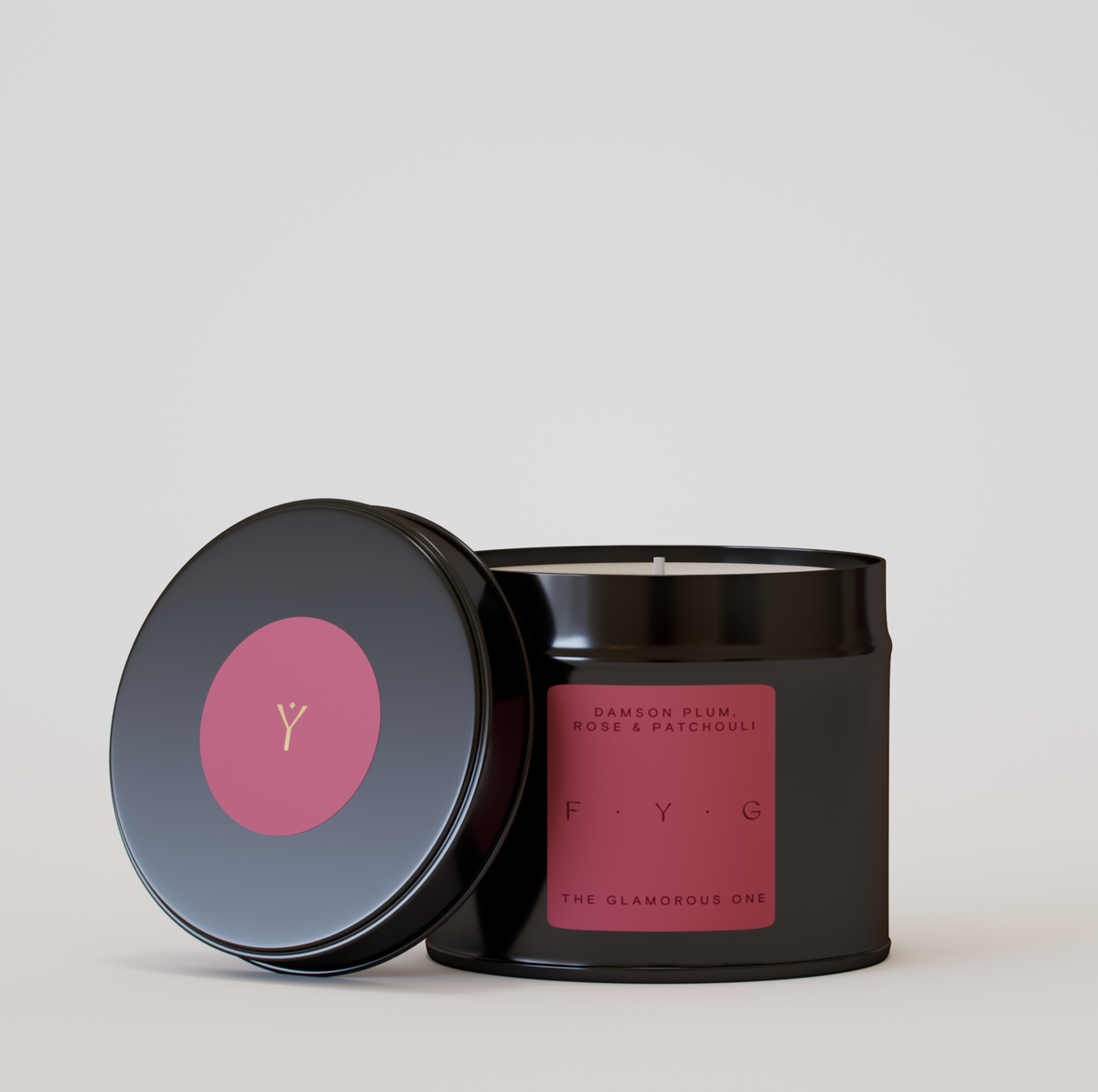 Damson Plum, Rose & Patchouli Candle