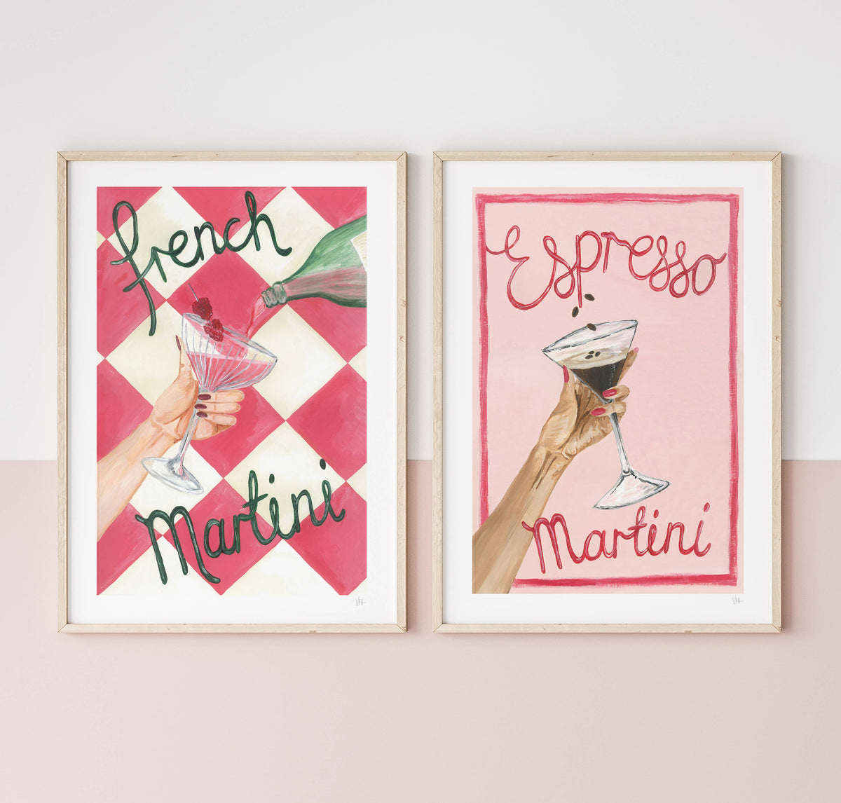 Espresso Martini Cocktail Wall Art Print