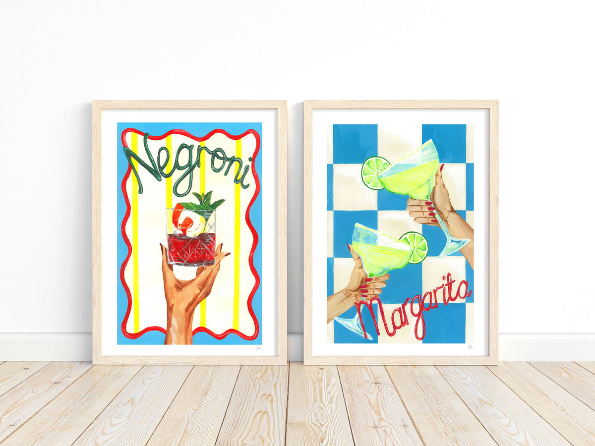 Margarita Cocktail Wall Art Print