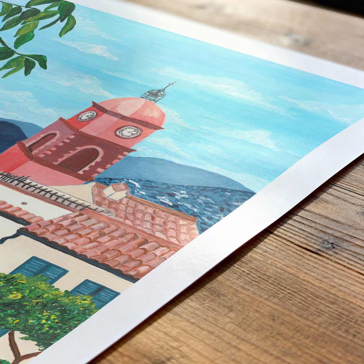 Spain Rooftops Travel Art Print