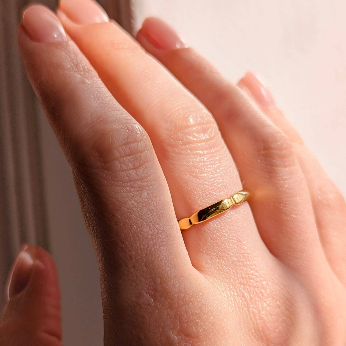 Gold Scallop Ring