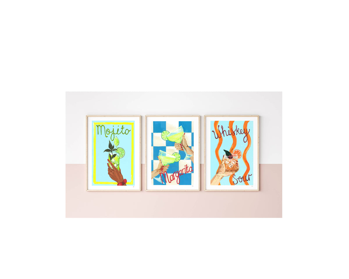 Margarita Cocktail Wall Art Print