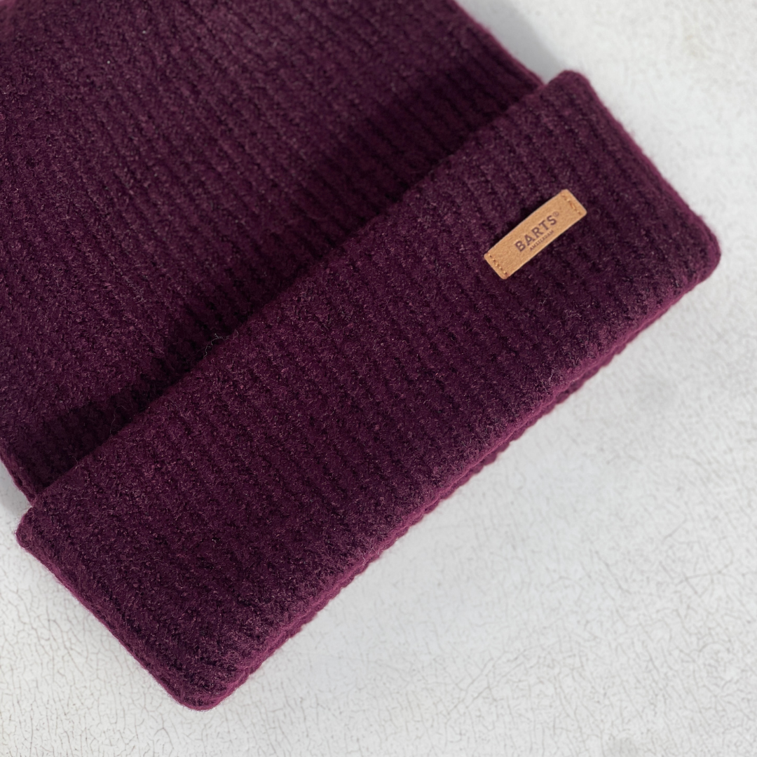 Aubergine Soft Knit Beanie