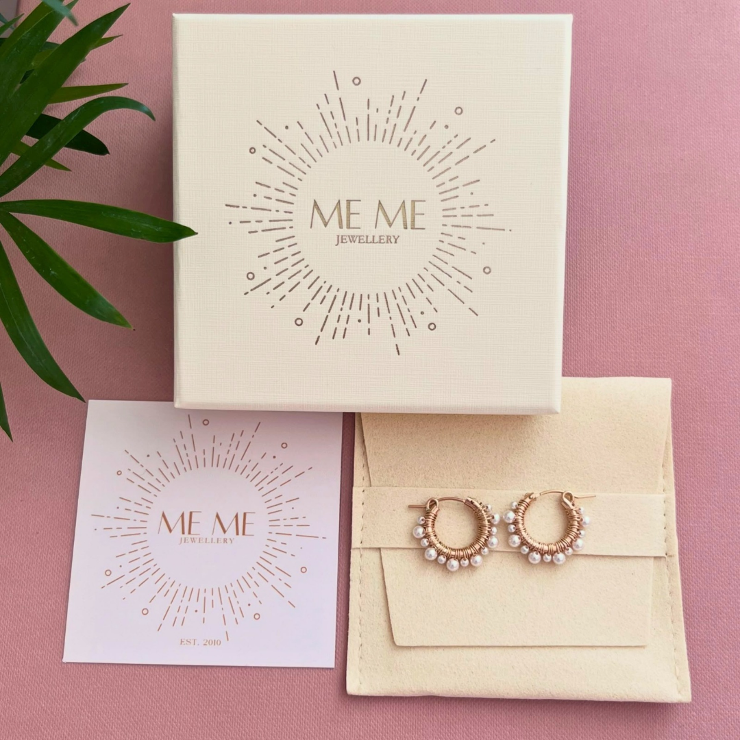 Indian Summer Gold Mini Hoop Earrings