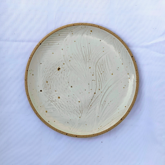 Handmade White Ceramic Side Plate