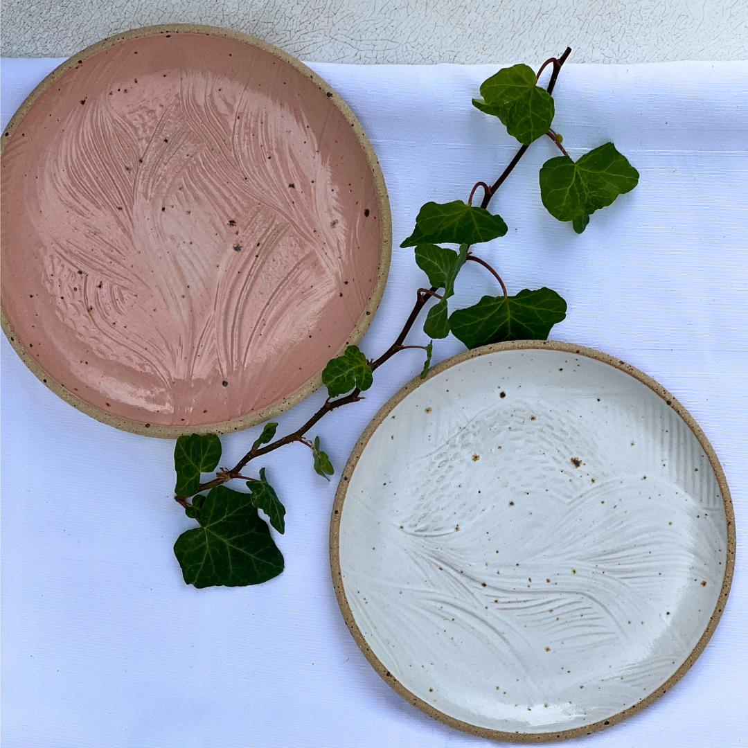 Handmade Pink Ceramic Side Plate