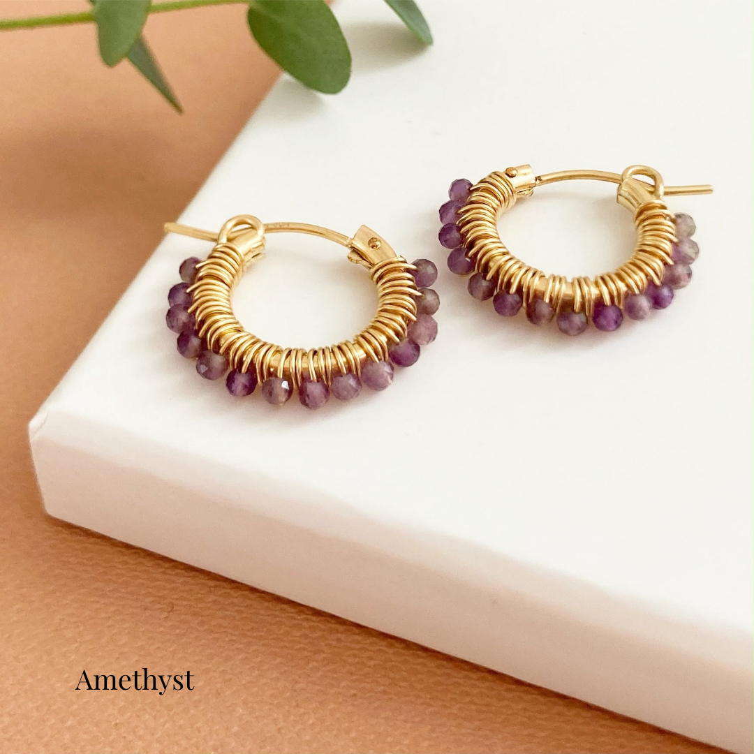 Mini Sunburst Gold Earrings