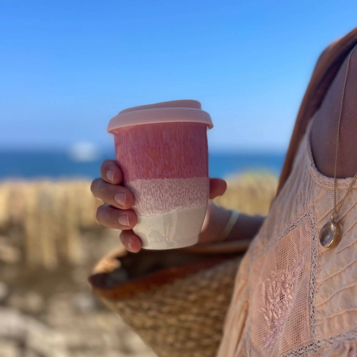 Cannes Reusable Ceramic Coffee Cup