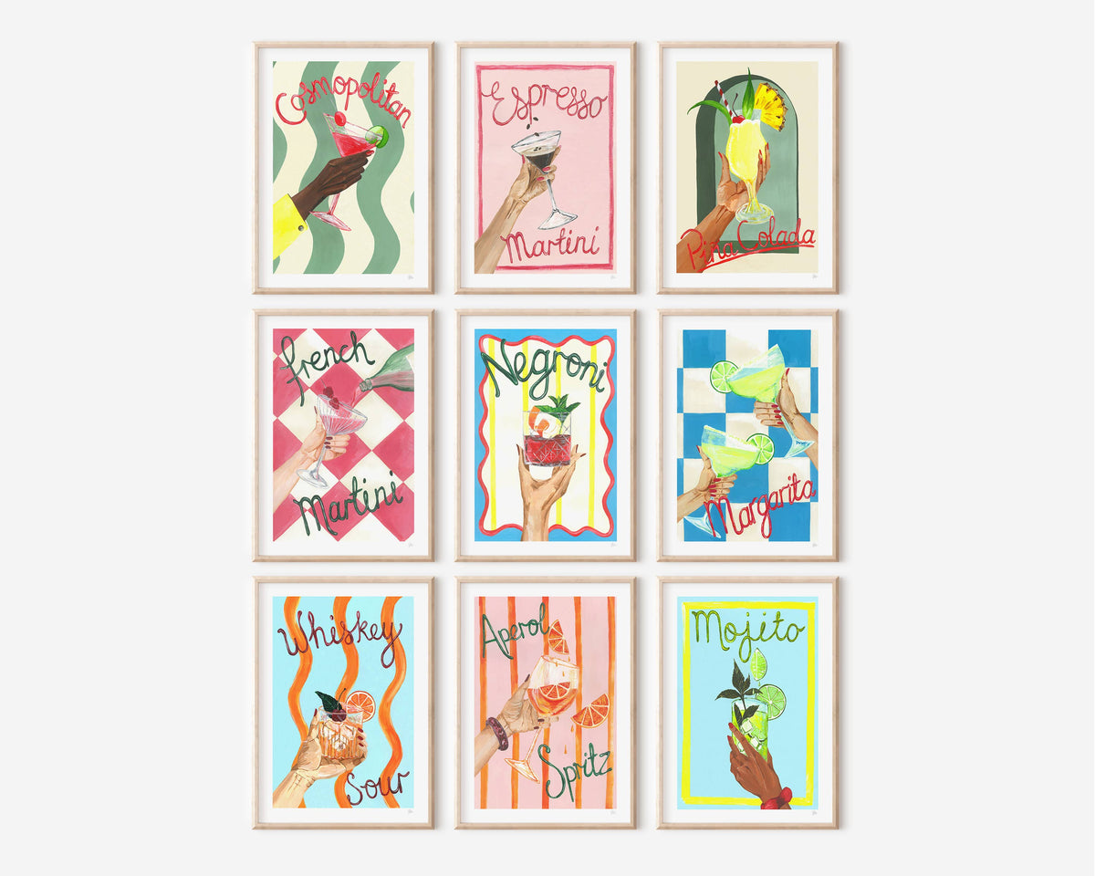 Margarita Cocktail Wall Art Print