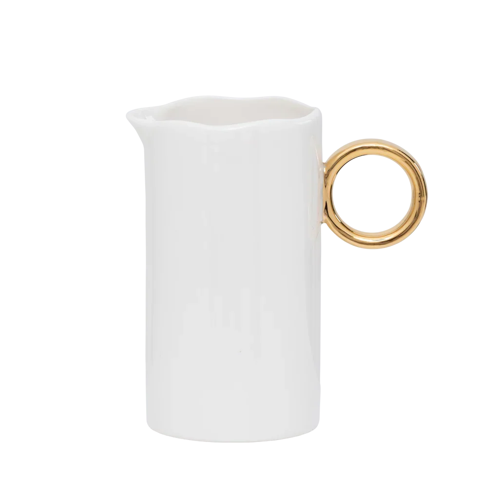 Gold Handled Milk Can