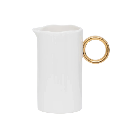 Gold Handled Milk Can