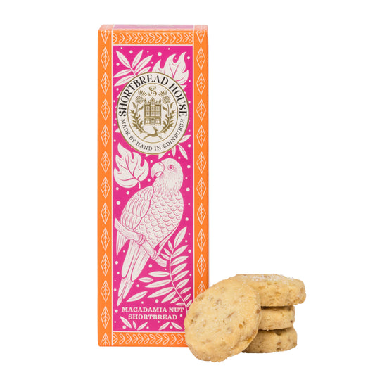 Traditional Shortbread Biscuits with Macadamia Nuts