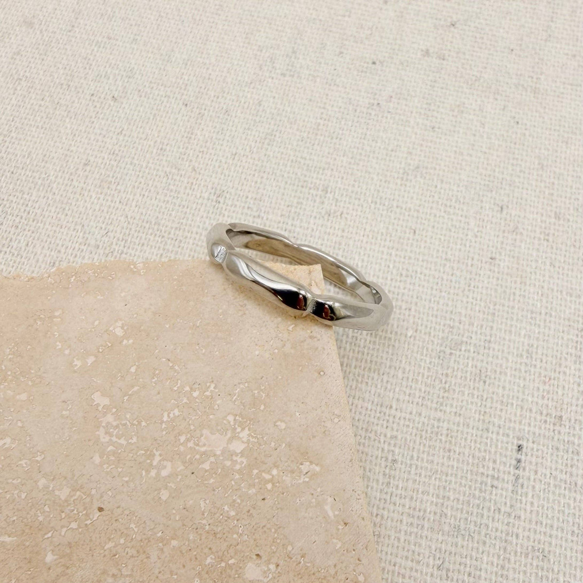 Silver Scallop Ring