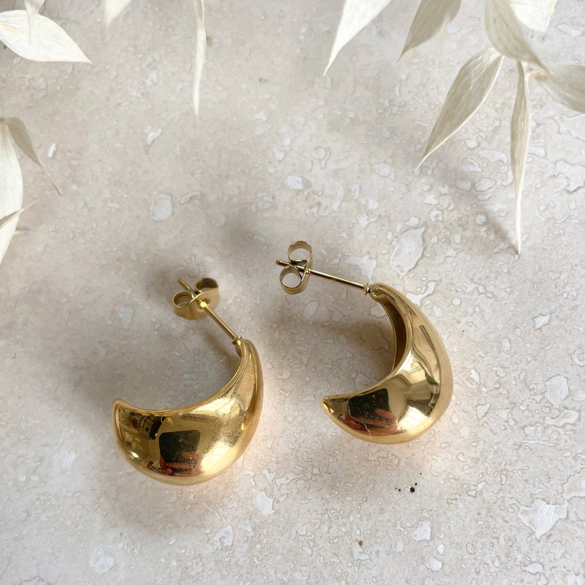 Gold Droplet Earrings