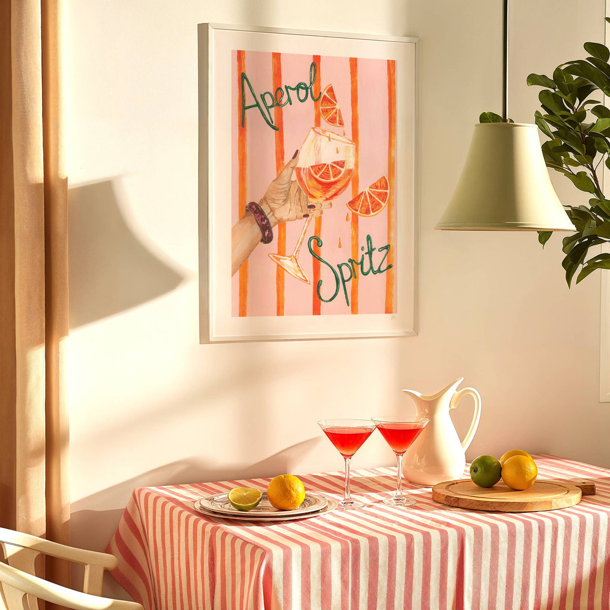 Aperol Spritz Cocktail Wall Art Print