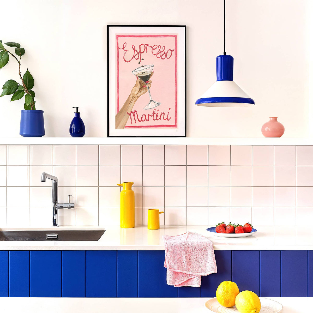 Espresso Martini Cocktail Wall Art Print
