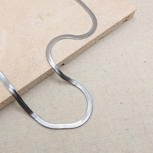 Silver Snake Chain Necklace
